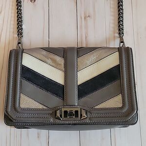Rebecca Minkoff Chevron Quilted Leather Love bag